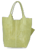 Bőr táska shopper bag Vittoria Gotti lime B15